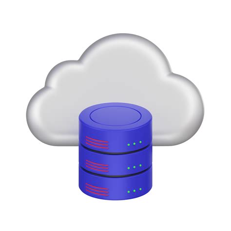 Cloud Database 3d Icon 41309909 PNG