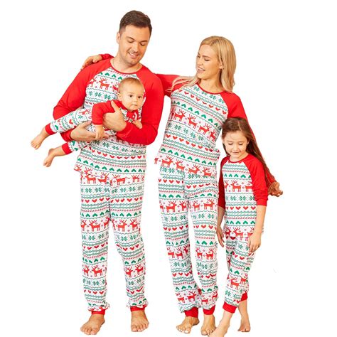 PopReal Christmas Pajamas for Family, Matching Family Christmas PJs ...