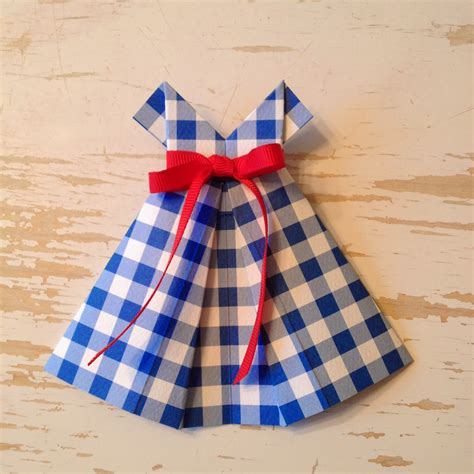 Image result for Origami Paper Dress Tutorial