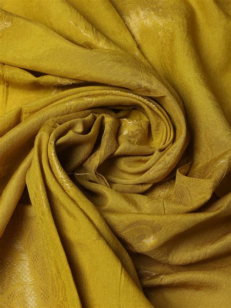 Embroidered Chanderi Unstitched Suit With Pant & Dupatta – Meenabazaar