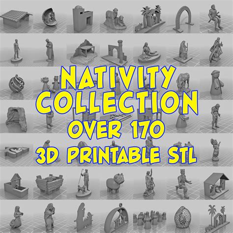 Big Nativity Collection - Over 170 3d Printable Stl - Etsy