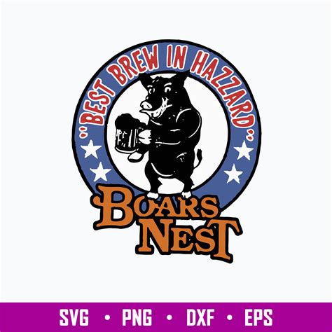 Boars Nest Dukes Of Hazzard Tv Show Svg, Boars Nest Svg, Png | Inspire ...