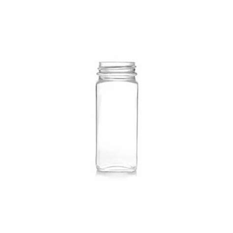 Coffee Jar Glasses - 100 Gm Transparent Spice Glass Jar Trader ...
