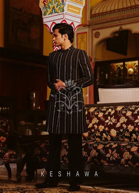 Black Endo Indo-Western: Style Refined – Keshawa Jaipur by Ashish Bunker