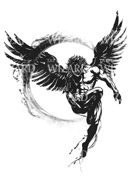 Flight of Icarus Tattoo Idea – Tattoos Wizard Designs