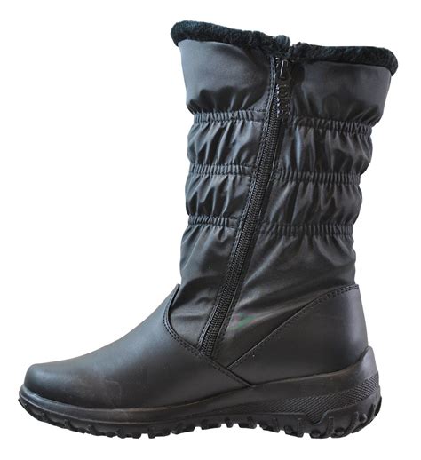totes Women's Snow Boots with Zipper Madina Winter Built for Comfort ...