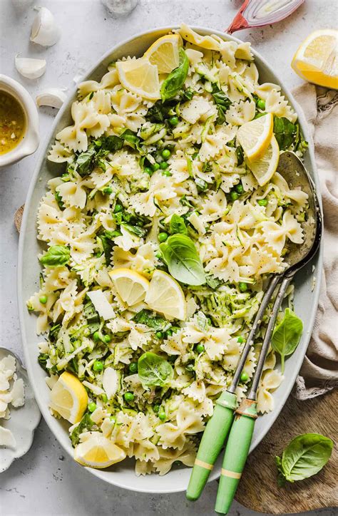 Lemon Basil Pasta Salad - Eat Yourself Skinny