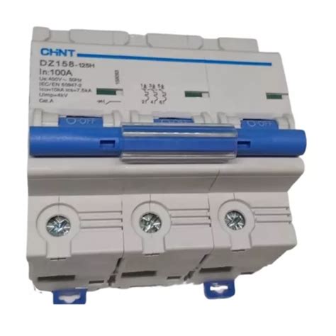 Interruptor Automático Trifásico 100a 3x100 Curva C 10ka Din