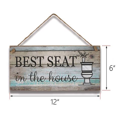Rustic Wooden Hanging Plaque For Bathroom Modern Rustic 3D Bath Sign ...