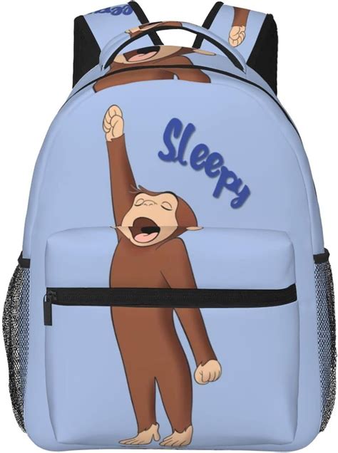 Curious George Backpack Lightweight School Travel Multifunctional ...