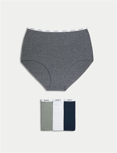 Buy 4pk Cotton Rich Full Briefs at Marks & Spencer