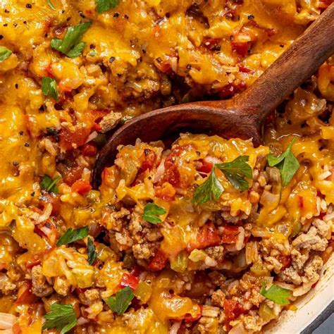 One-Pan Unstuffed Bell Peppers - Kim's Cravings