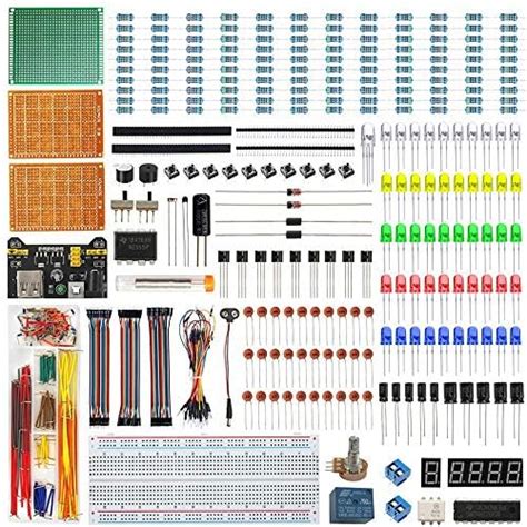 REES52 Electronics Component Fun Kit w/E-Book, Upgraded Electronic ...