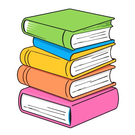 Stack of Book Clipart Vector | Free Png, Svg, Vector