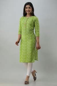 FASHION CLOUD Women Leheriya Straight Kurta - Buy FASHION CLOUD Women ...