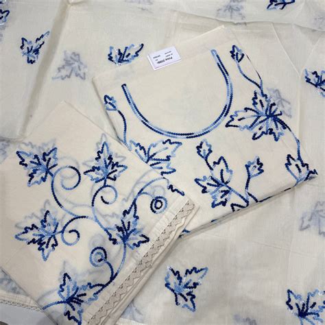 Cream Linen cotton Suit set with bottom Work – R K Suit & Sarees