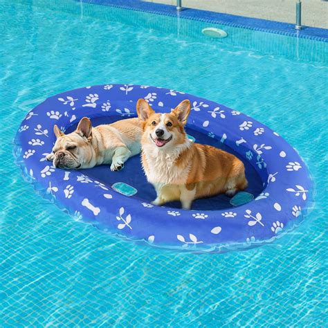 Amazon.com: Dog Pool Float - 2025 Upgraded Tear Resistant Oxford Stable ...