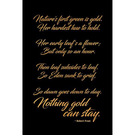 Stay Gold Poem Robert Frost