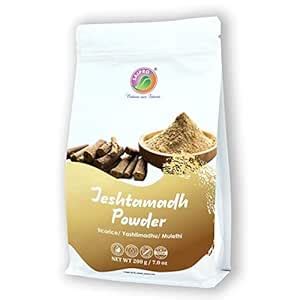 Saipro Mulethi Powder 200 gm, jesthamadh Liquorice Root, for Food ...