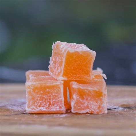 Orange Flavored Turkish Delight , 21.16oz - 600g Turkish Delight ...