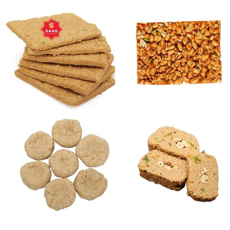 SAHU GAJAK BHANDAR Snacks Combo (Pack of 4) | Kutema Gajjak 300g ...