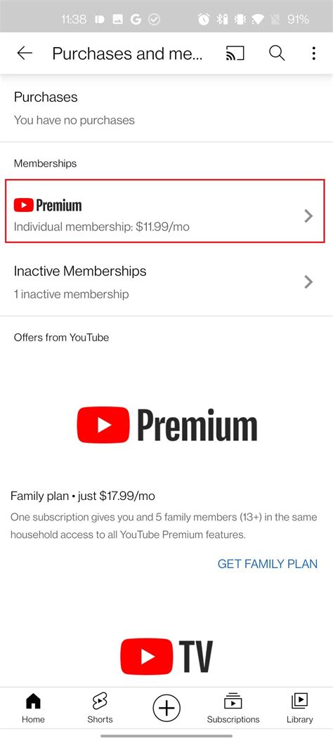 How to cancel YouTube Premium - Phandroid