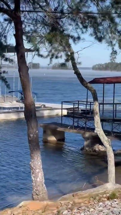 Fog off Lake Lanier. Water temperature is warmer than the air temp ...