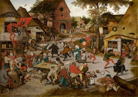 Kermis of Saint George, Pieter Brueghel on canvas, poster, wallpaper ...