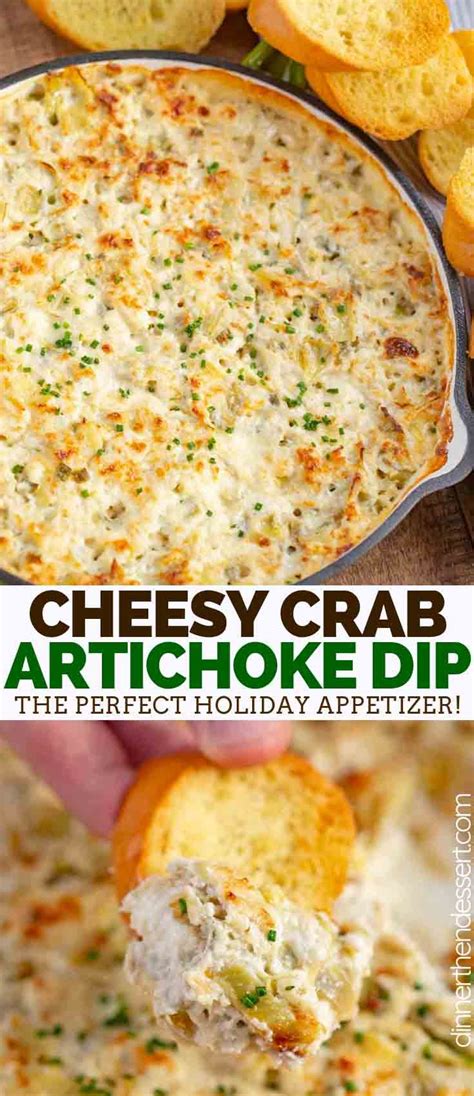 hot crab and artichoke dip