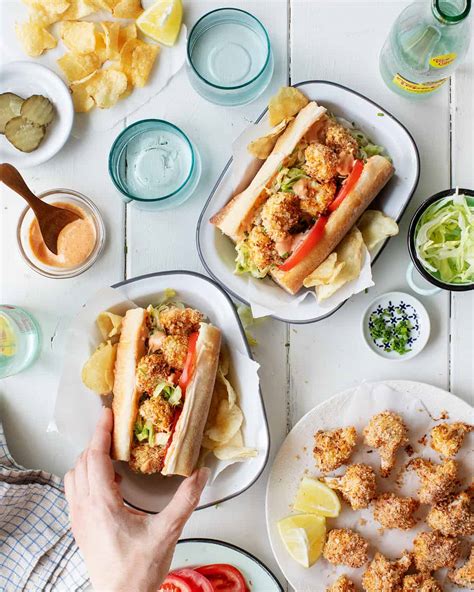 Crispy Cauliflower Po' Boy Sandwich Recipe - Love and Lemons