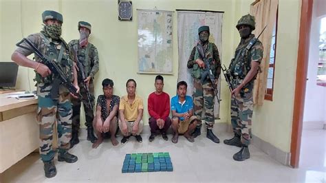Assam Rifles recovers heroin worth Rs 2 crore in Cachar, four held ...