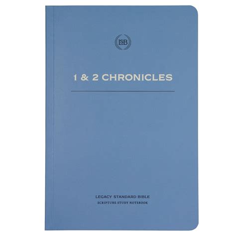 Buy Holy Bible: Lsb Scripture Study Notebook: 1 & 2 Chronicles Book ...