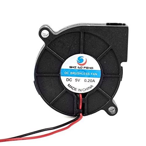 Alcoa Prime50mm DC 5V 2 Pin Connector CPU Cooling Blower Fan Black for ...