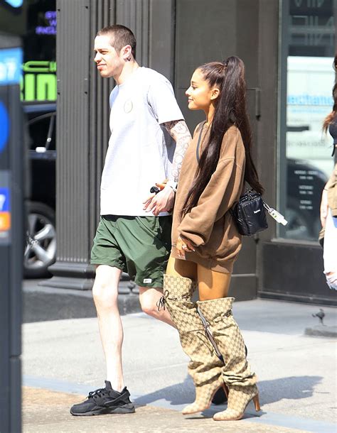 Ariana Grande With Her Boyfriend Pete Davidson - New York City 06/18 ...
