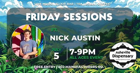 Friday Sessions ft. Nick Austin, 202 Manufacturers Rd, Chattanooga, TN ...