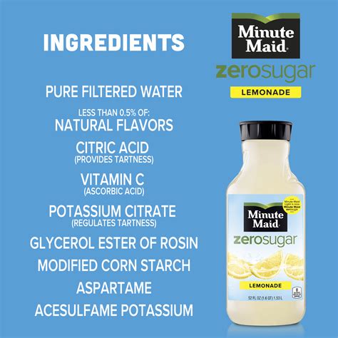 Minute Maid Lemonade Nutritional Information