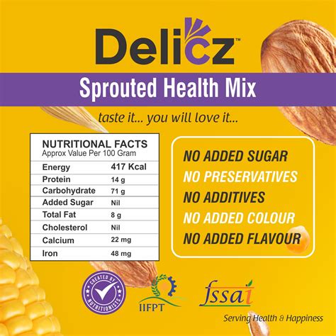 Sprouted Health Mix Powder 500g – Delicz