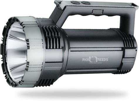Pick Ur Needs Emergency Long Range Torch Rechargeable 120 W Bright ...