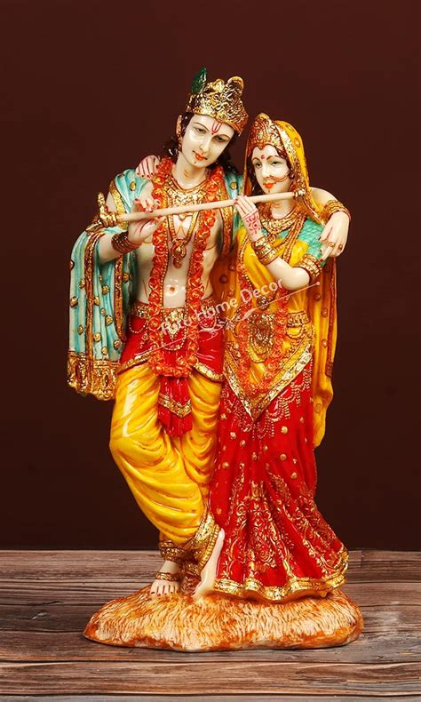 Buy SHIVIKA Krishna Radha Statue - Radhika Madhav Deity - Gopal Gopi ...