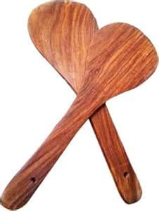 Buy A D TAAZ Wooden Cooking Rise Spoons Wood Brown Spoons Kitchen ...