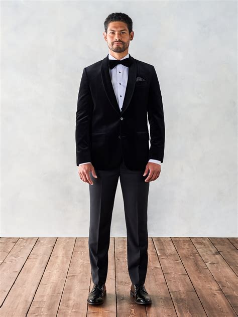 Black Velvet Jacket Tuxedo | The Black Tux
