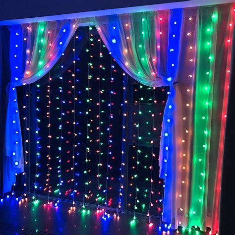 Buy Litehom 8-Mode 180-LED 3 m Curtain Fairy Light – Festive Diwali ...