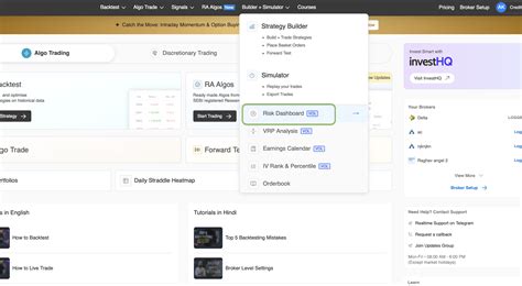 Position Dashboard | AlgoTest