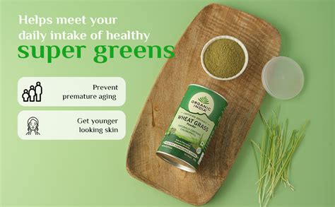 Organic India Wheat Grass powder- 100 g : Amazon.in: Health & Personal Care