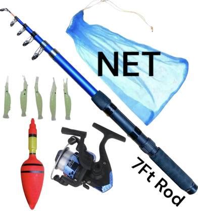 Sikme Fishing Rod 7Ft And Reel With Combo Fatna Combo Blue Fishing Rod ...
