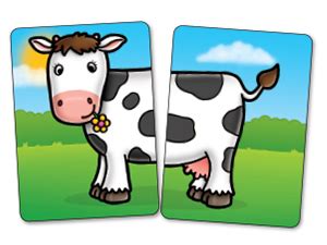 Buy Orchard Toys Farmyard Heads and Tails, Matching and Memory Board ...