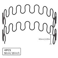 Buy JJDD Sofa Replacement Springs,4 PCS 20" Spring with 16 PCS S Clips ...