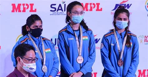 Rahi Sarnobat, Chinky Yadav and Manu Bhaker clinch Gold at ISSF ...