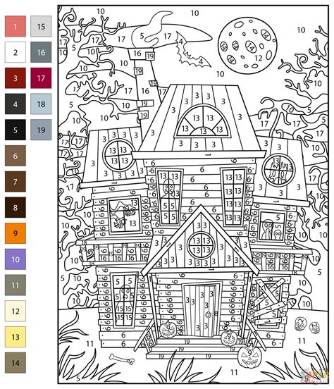 Pin by betul on Sayılarla in 2025 | Detailed coloring pages, Color by ...