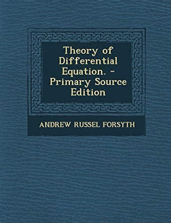 Amazon.in: Buy Theory of Differential Equation. Book Online at Low ...
